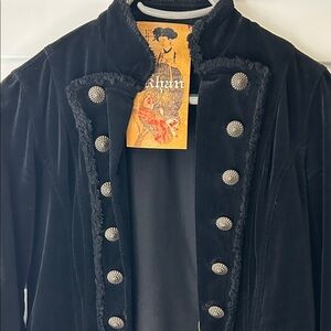 iKhan Black Velvet Coat